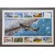 SEGUNDA GUERRA MUNDIAL GAMBIA BARCOS AVIONES HOJA BLOQUE NUEVA MINT